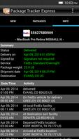 Package Tracker Express تصوير الشاشة 1