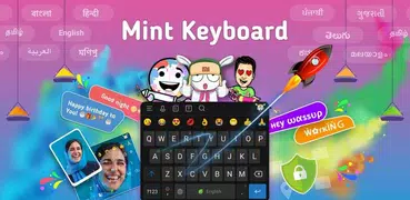 Mint Keyboard - Stickers, Font