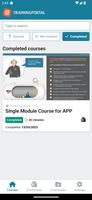 Trainingportal screenshot 2