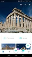 Atenas guía turística en españ الملصق