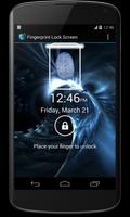 Fingerprint lock screen prank Plakat