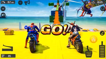 Mega Ramp Bikes Stunt Games 3D पोस्टर