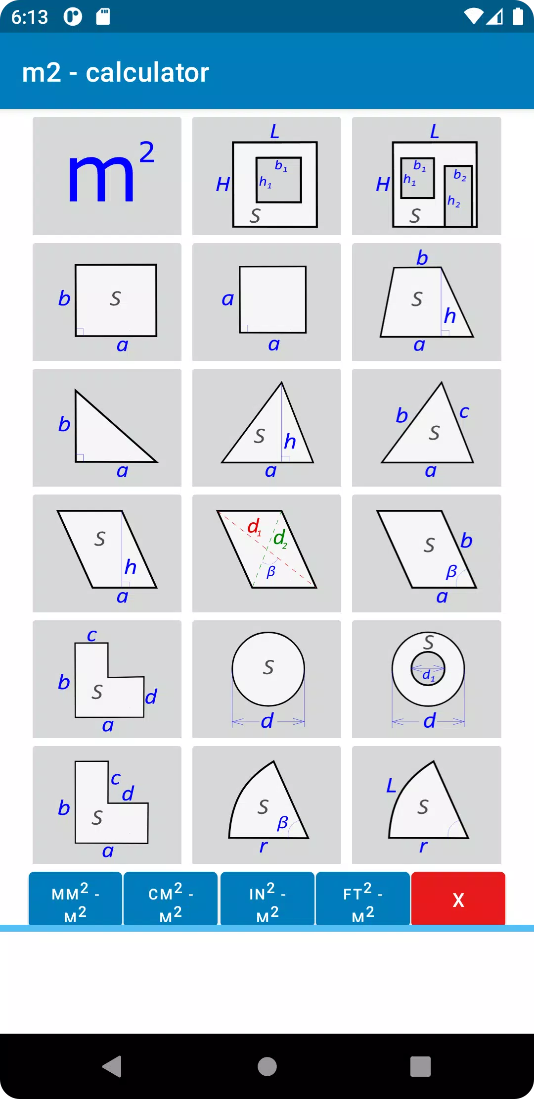 Descarga de APK de m2 - calculadora para Android