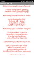 2 Schermata Mahamrityunjay Mantra 108