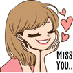 WAStickerApps: I Miss You Sticker