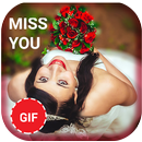 Miss You Gif Stickers APK