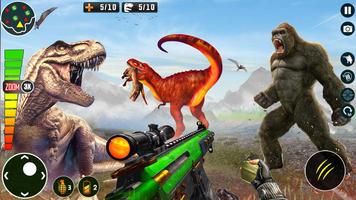 Real Dino Hunting - Gun Games syot layar 1