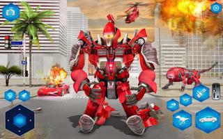 Dino Robot Transform Car Game ảnh chụp màn hình 2