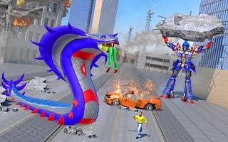 Snake Game Robot Shooting captura de pantalla 2