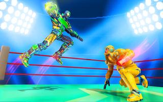 Futuristic Robot Ring Fighting captura de pantalla 3