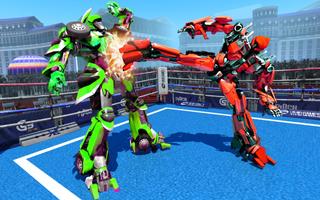 Futuristic Robot Ring Fighting captura de pantalla 1