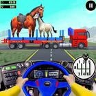 3D Farm Animal Transport Truck آئیکن