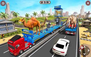 3D Farm Animal Transport Truck پوسٹر