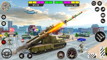 Rocket Attack Missile Truck 3d পোস্টার