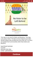 Missing Voters Poster