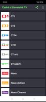 České a slovenské TV online ภาพหน้าจอ 1