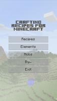 Crafting recipes for Minecraft постер