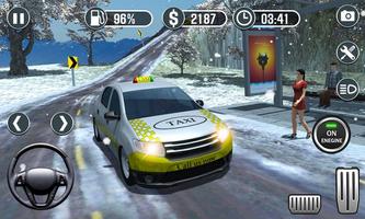 Real Taxi Driver Simulator - Hill Station Sim 3D screenshot 1