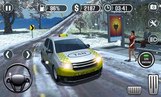 Real Taxi Driver Simulator - Hill Station Sim 3D تصوير الشاشة 1