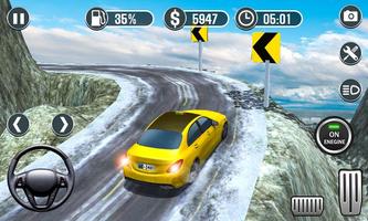Real Taxi Driver Simulator - Hill Station Sim 3D screenshot 2