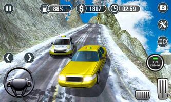 Real Taxi Driver Simulator - Hill Station Sim 3D screenshot 3