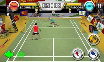 Badminton World League 3D capture d'écran 1