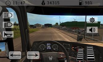 European Truck Driver Simulator PRO 2019 Affiche