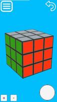 Cube Puzzle 3x3 Affiche