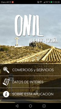 ONIL Guía de Comercios y Servicios poster