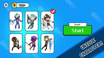 Stickman Action captura de pantalla 2