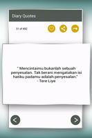 Diary Motivasi Dan Kata Cinta تصوير الشاشة 1