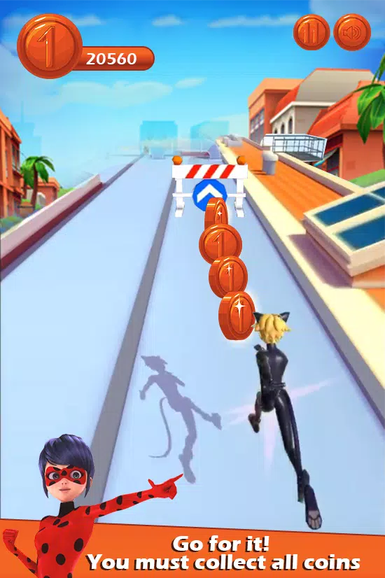 voetstuk Reductor verdieping Miraculous Adventure LadyBug : CAT Noir Rush 3D APK voor Android Download