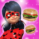 Ladybug & Cat Noir Burger Shop ícone