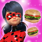 آیکون‌ Ladybug & Cat Noir Burger Shop