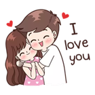 Romantic Couple Stickers 圖標