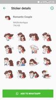 Romantic Couple Stickers imagem de tela 3