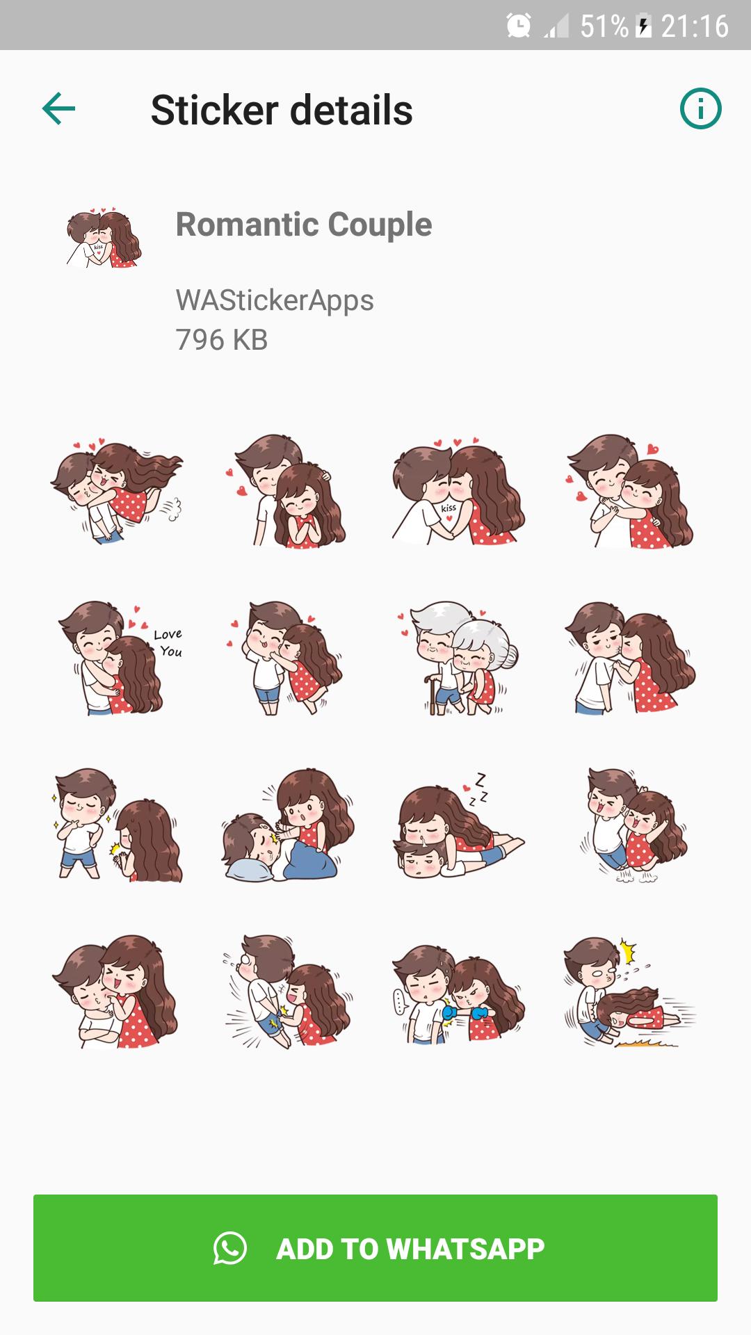 Romantic Couple Stickers For Android Apk Download