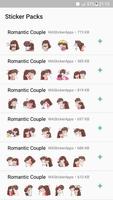 Romantic Couple Stickers Cartaz