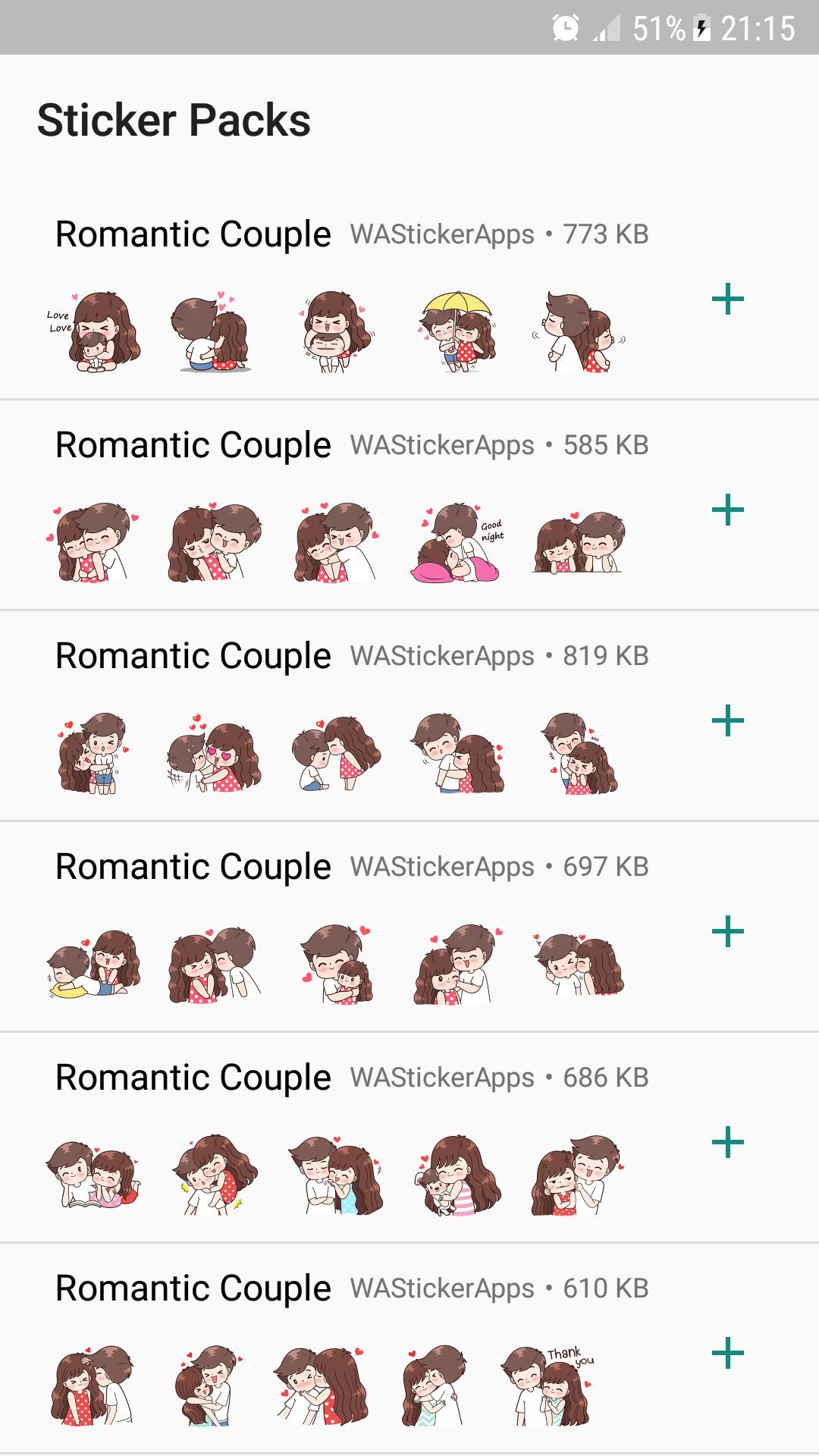 Romantic Couple Stickers For Android Apk Download