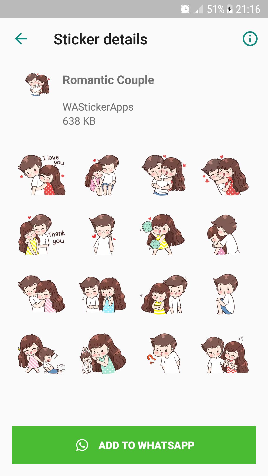 Romantic Couple Stickers For Android Apk Download