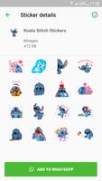 Koala Stitch Stickers for Whatsapp - WAStickerApps imagem de tela 3
