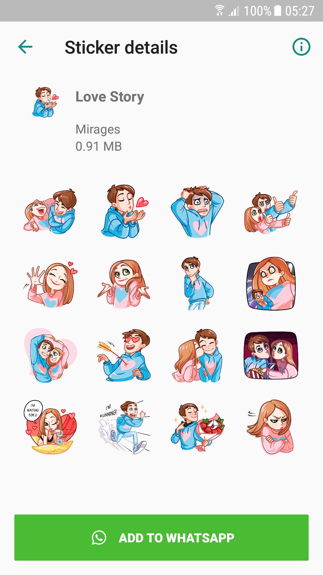 Love Story Stickers For Android Apk Download