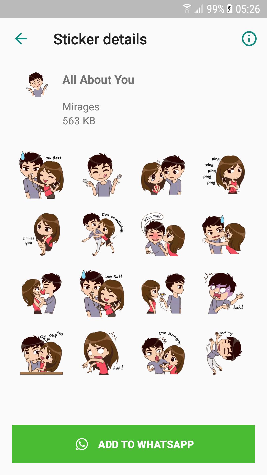 Love Story Stickers For Android Apk Download