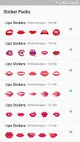 Lips Stickers Poster