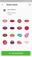Lips Stickers 스크린샷 2