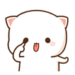 Mochi Peach Cat Stickers