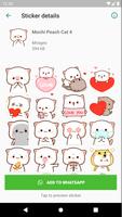 Mochi Peach Cat Stickers 截图 3