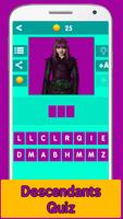 Descendants quiz game poster