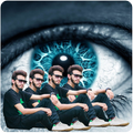 Photo editor for Eye background mirror effect