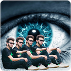 Photo editor for Eye background mirror effect-icoon